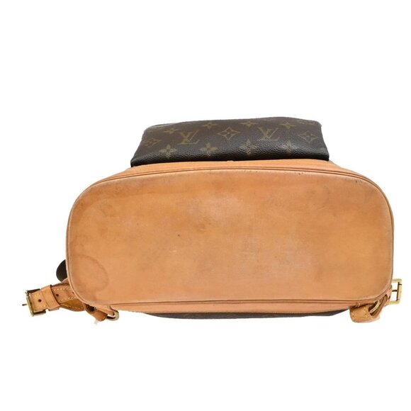 LOUIS VUITTON Montsouris GM Backpack Bag Monogram Leather Brown M51135 11EF273 - Picture 11 of 16